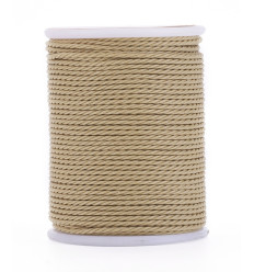 Fil de jade/nylon tressé - rose pâle