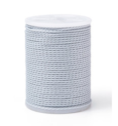 Fil de jade/nylon tressé - rose pâle