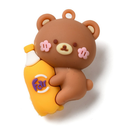 Pendentif ourson en silicone