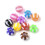 Lot de perles petits fleurs margueritte en acrylique (20pcs)