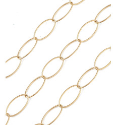 Chaine maille ovale - acier inoxydable (10 cm)