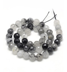 8mm - Chapelet pierre - quartz rose