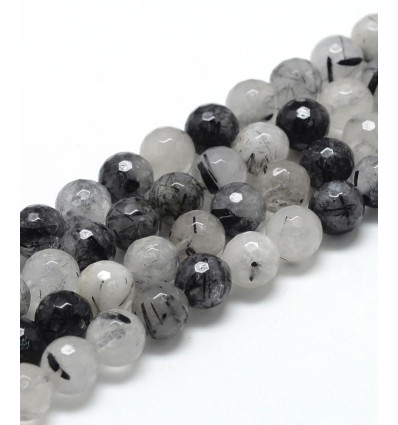 8mm - Chapelet pierre - quartz rose