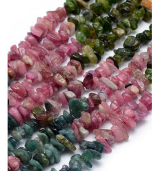 Chapelet pierre chips - aventurine verte