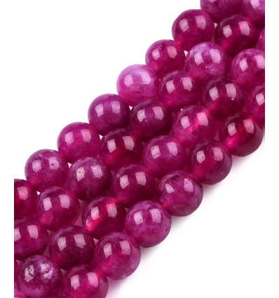 8mm - Chapelet pierre - quartz rose