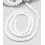 4x3mm - jade blanc - Chapelet pierre