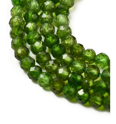 2mm - diopside - Chapelet pierre
