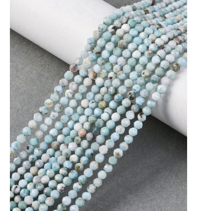 3mm - Larimar - Chapelet pierre