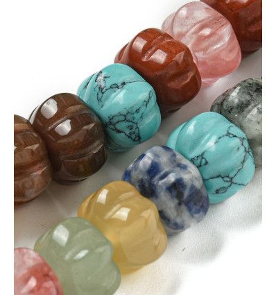 8mm - Chapelet pierre - quartz rose