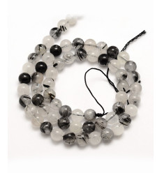 8mm - Chapelet pierre - quartz rose