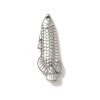 Pendentif pastille inoxydable poinçonnée