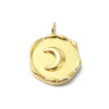 Pendentif pastille inoxydable poinçonnée