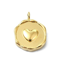Ø12mm - Pendentif médaille coeur