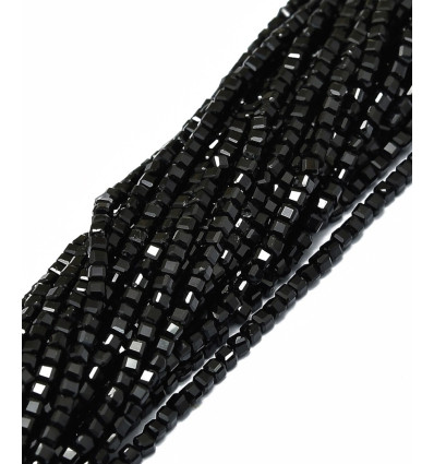 8mm - Chapelet pierre - obsidienne