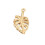 Pendentif feuille monstera