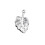 Pendentif feuille monstera