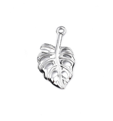Pendentif feuille monstera