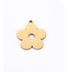 Pendentif grosse fleur 5 pétales