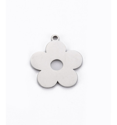Pendentif grosse fleur 5 pétales