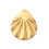 Pendentif goutte plate