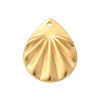 Pendentif oeil articulé + zircon vert