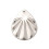 Pendentif goutte plate