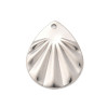 Pendentif oeil articulé + zircon vert