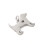 Pendentif chien petit coeur