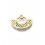 Pendentif cercle éventail