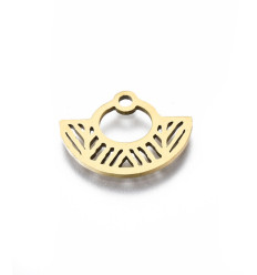 Pendentif cercle éventail