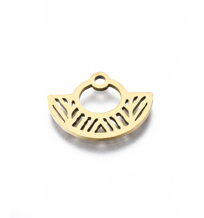 Pendentif cercle éventail