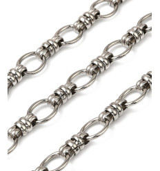 Chaine grosses mailles - acier inoxydable (10 cm)