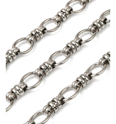 Chaine grosses mailles - acier inoxydable (10 cm)