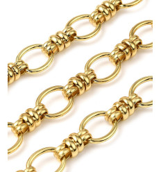 Chaine grosses mailles - acier inoxydable (10 cm)