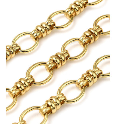 Chaine grosses mailles - acier inoxydable (10 cm)