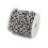 Chaine doubles anneaux - acier inoxydable (10 cm)
