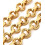 Chaine doubles anneaux - acier inoxydable (10 cm)