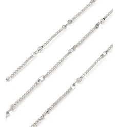 Chaine tiges torsadées - acier inoxydable (10 cm)