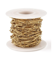 Chaine tiges torsadées - acier inoxydable (10 cm)