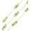 Chaine perles coquillages - acier inoxydable (10 cm)