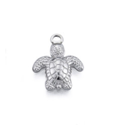 Pendentif pastille inoxydable poinçonnée