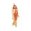 Pendentif poisson émaillé rouge