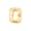 Pendentif rectangle ondulé