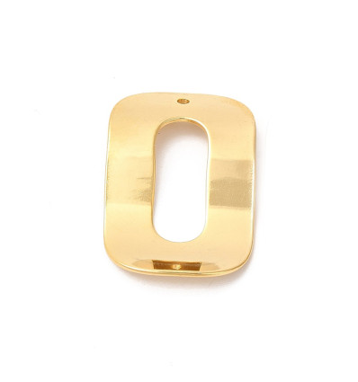 Pendentif rectangle ondulé