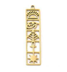 Pendentif plaque hiéroglyphe