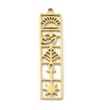 Pendentif plaque hiéroglyphe