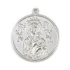 Pendentif pastille inoxydable poinçonnée