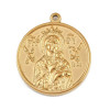 Pendentif pastille inoxydable poinçonnée
