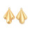 Pendentif triple feuille