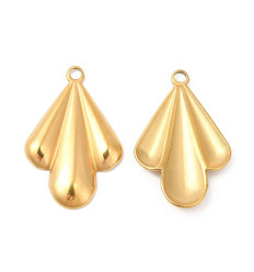 Pendentif triple feuille